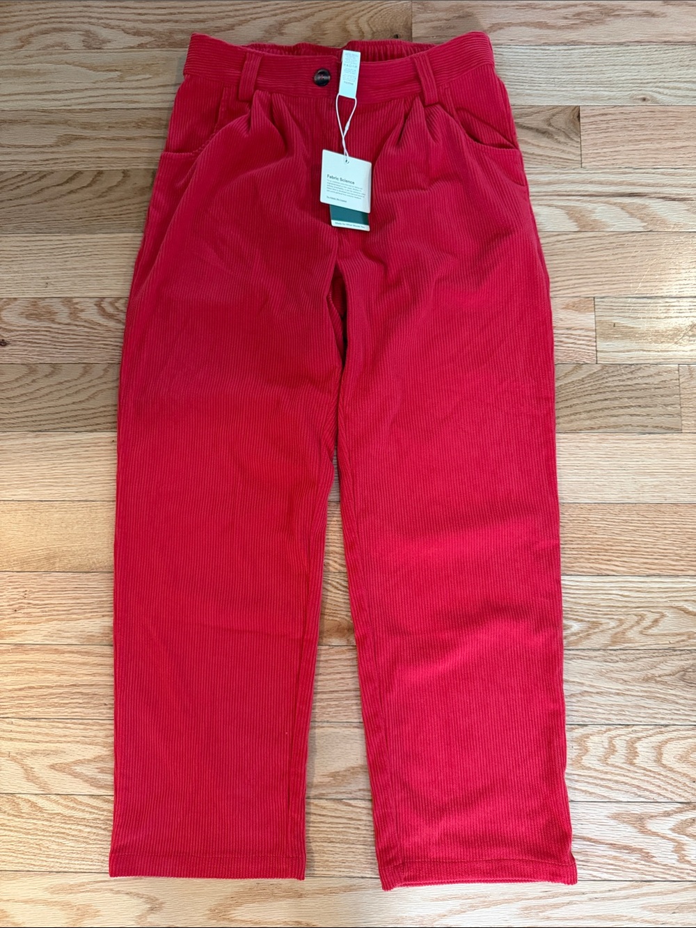 Halara Red Corduroy Pants - Women’s Medium